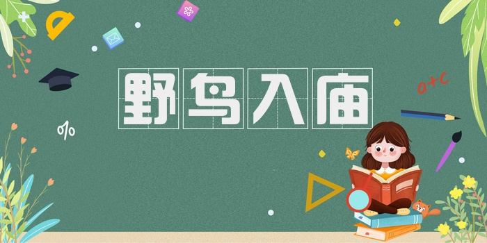 野鸟入庙